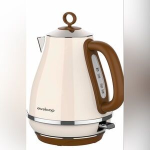 Evoloop 1.7L Electric Kettle BPAFree Hot Water Heater Stainless Steel 120V/1500W